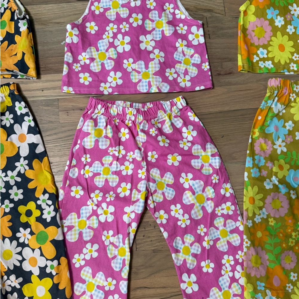 Joonbird Flower power pant sets - 4t - Picture 3 of 11